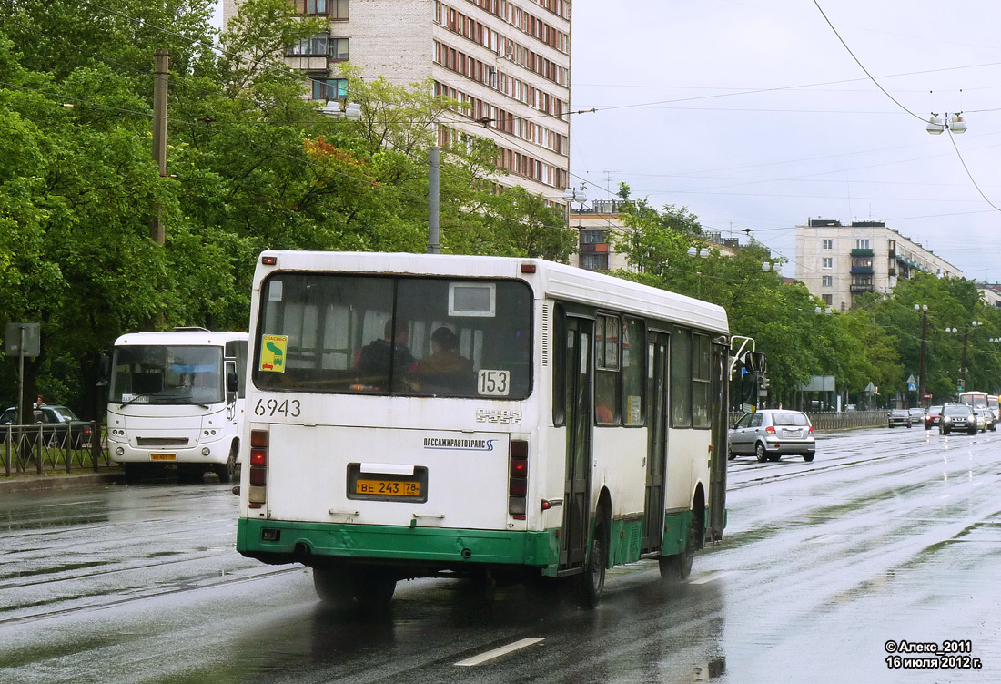 Санкт-Петербург, ЛиАЗ-5256.25 № 6943