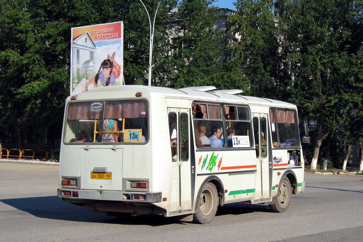 Свердловская область, ПАЗ-32054 № ЕА 560 66