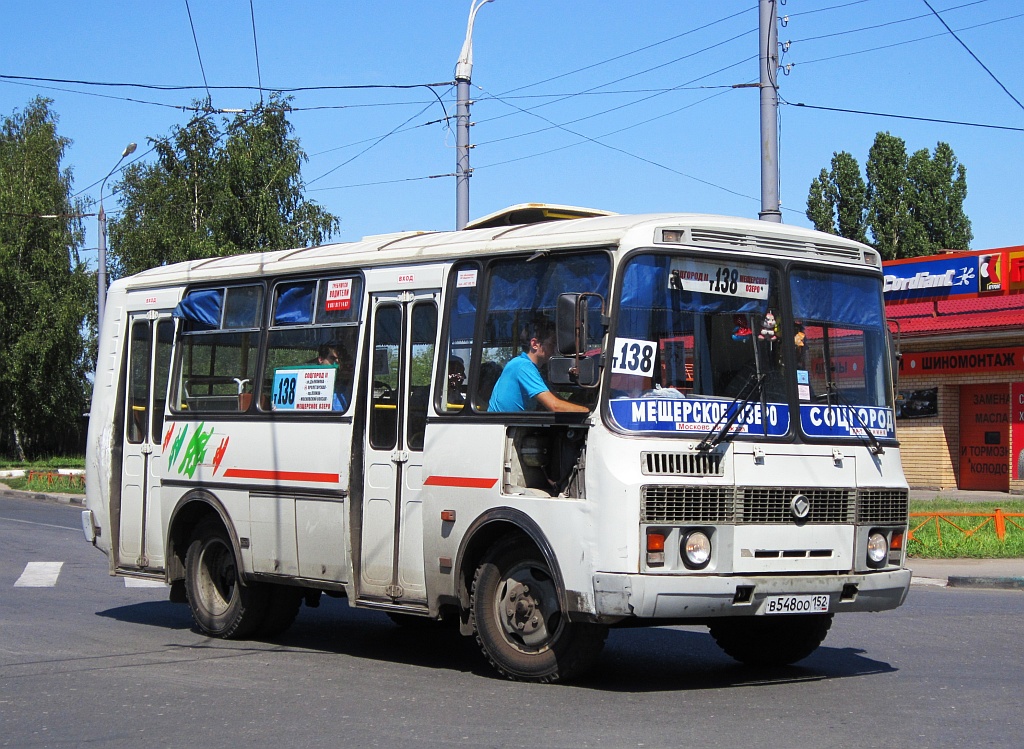 Нижегородская область, ПАЗ-32054 № В 548 ОО 152