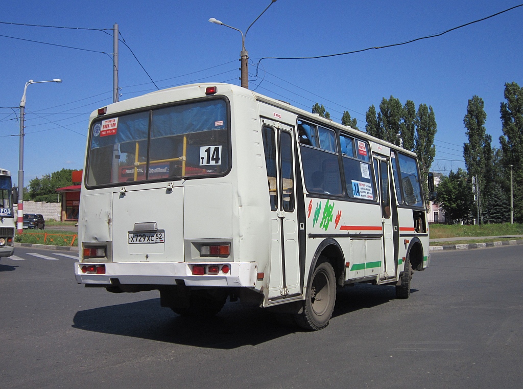 Нижегородская область, ПАЗ-32054 № Х 729 ХС 52