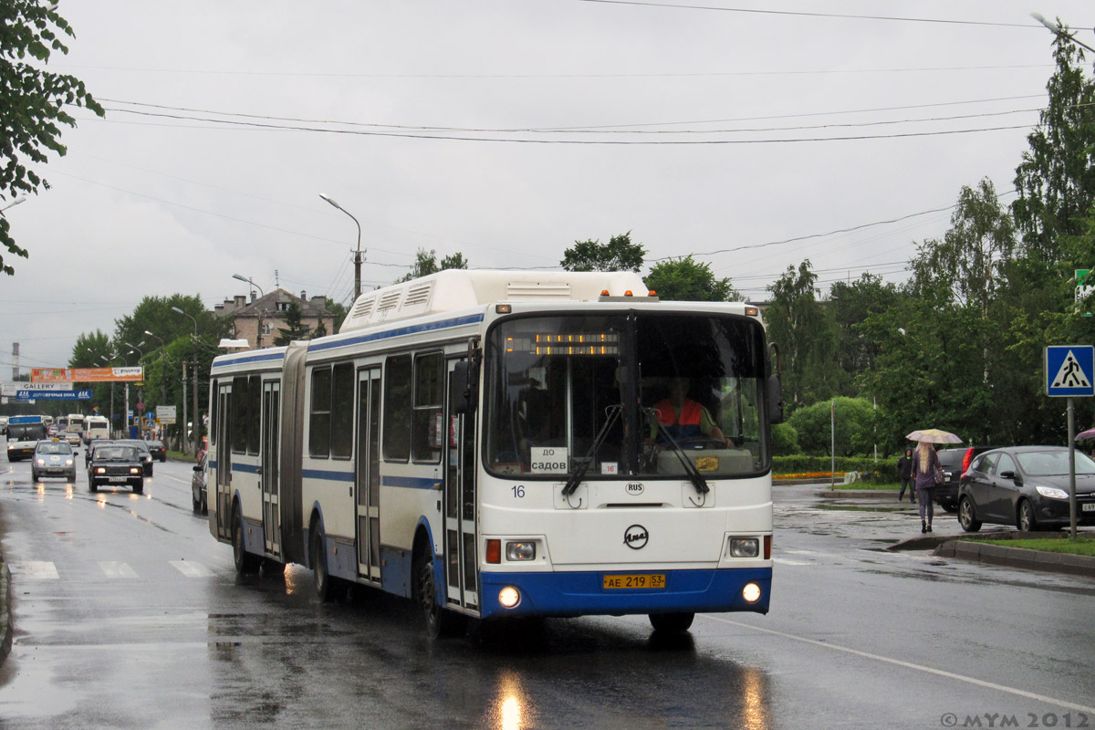 Новгородская область, ЛиАЗ-6212.70 № 16