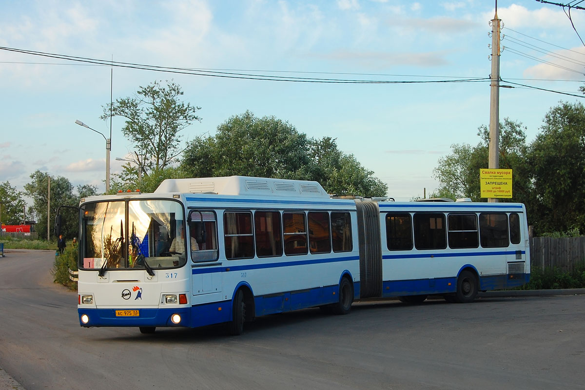 Novgorod region, LiAZ-6212.70 № 317