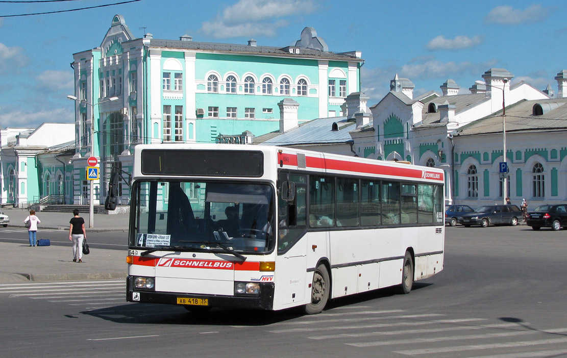 Вологодская область, Mercedes-Benz O405N № АВ 418 35