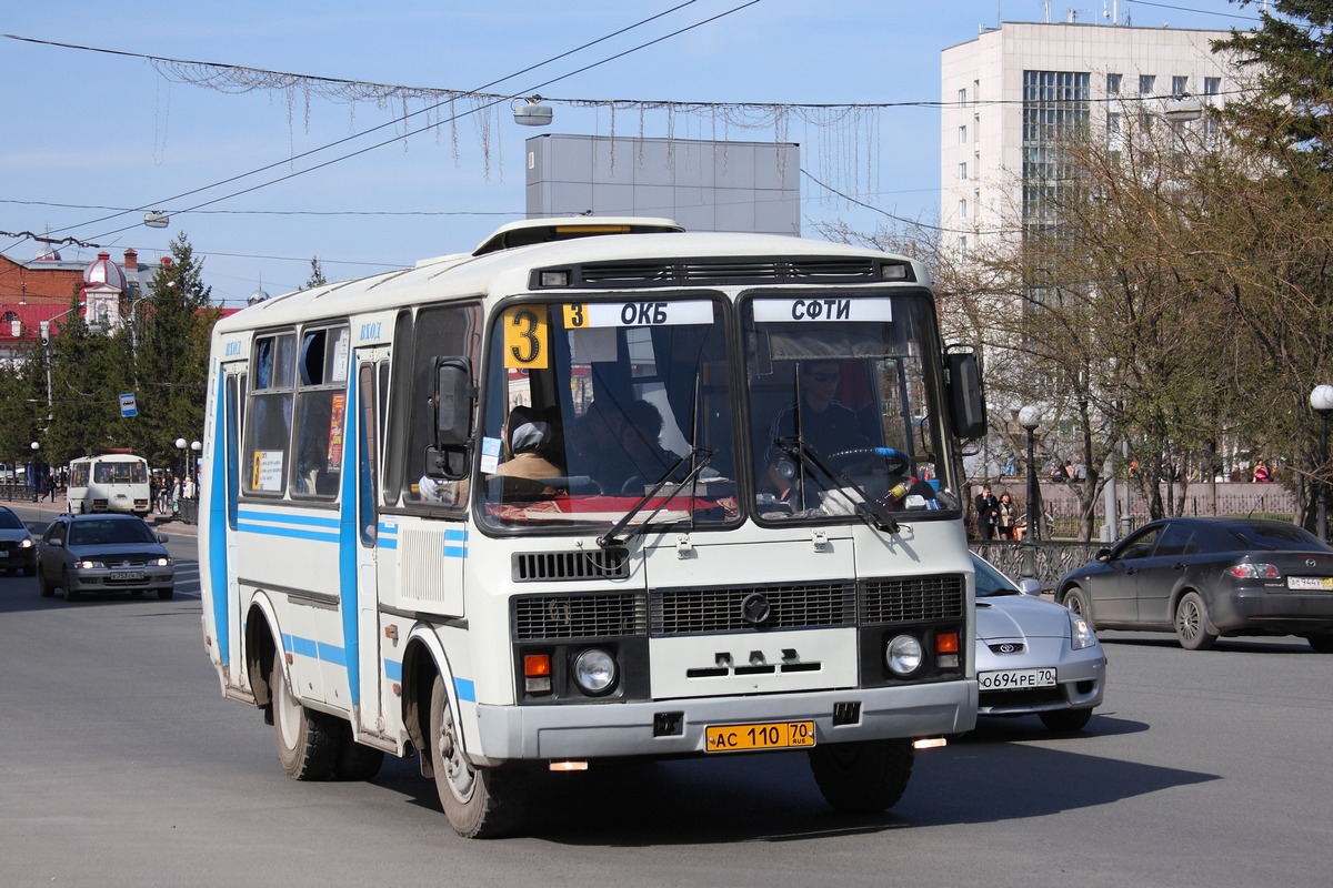 Tomsk region, PAZ-32054 № АС 110 70