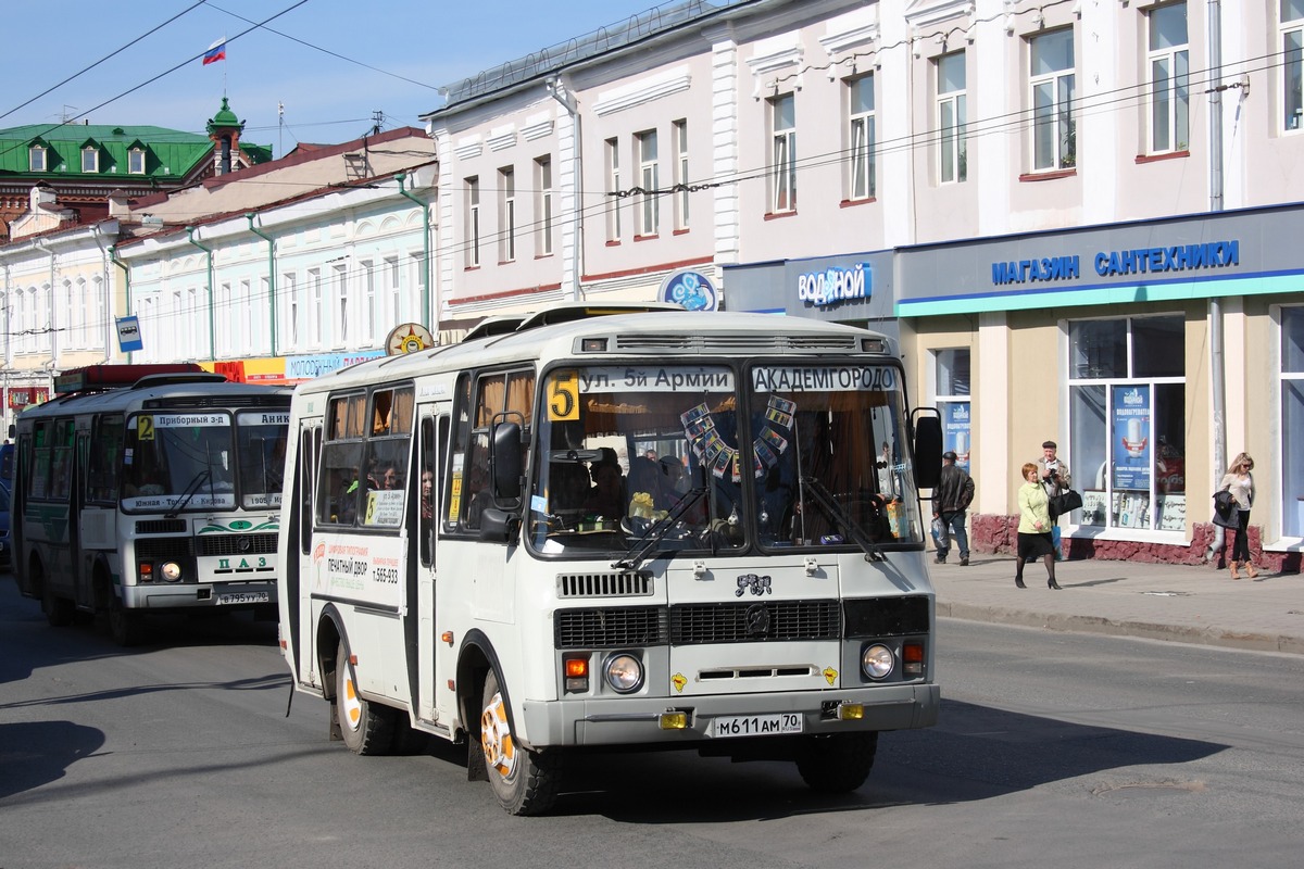 Томская область, ПАЗ-32054 № М 611 АМ 70