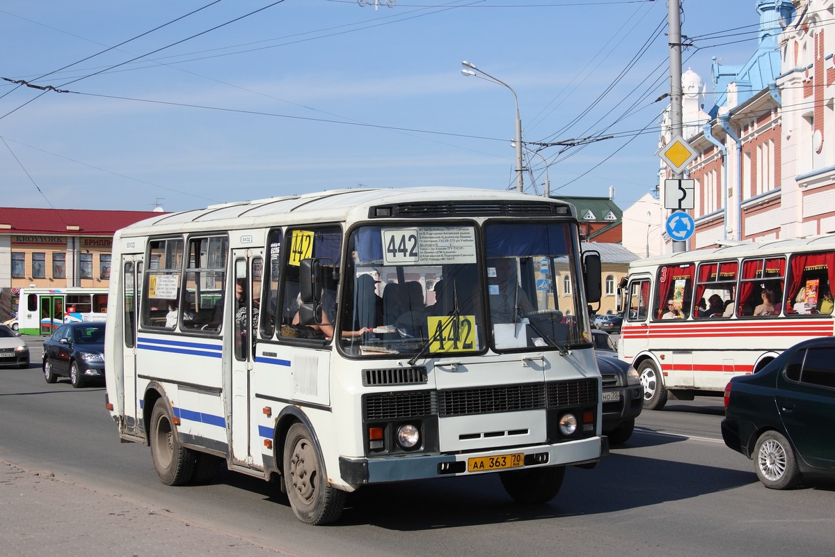 Томская область, ПАЗ-32054 № АА 363 70