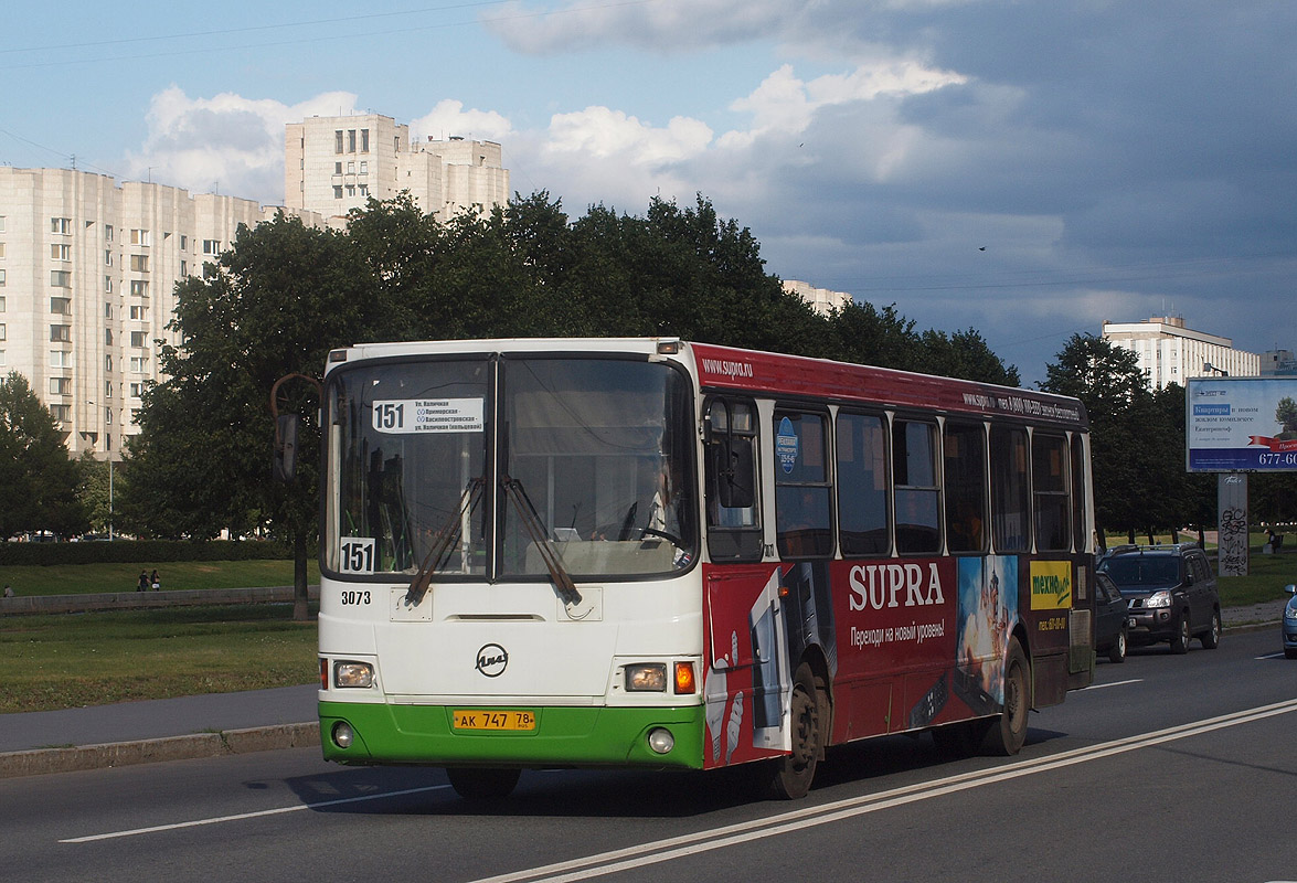 Санкт-Петербург, ЛиАЗ-5256.25 № 3073