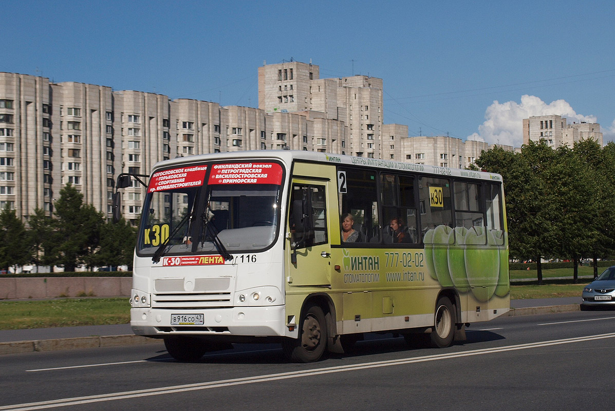 Санкт-Петербург, ПАЗ-320402-05 № 116