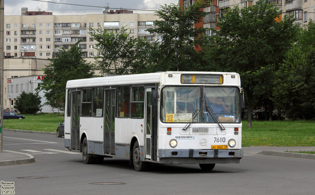 Санкт-Петербург, ЛиАЗ-5256.25 № 7610