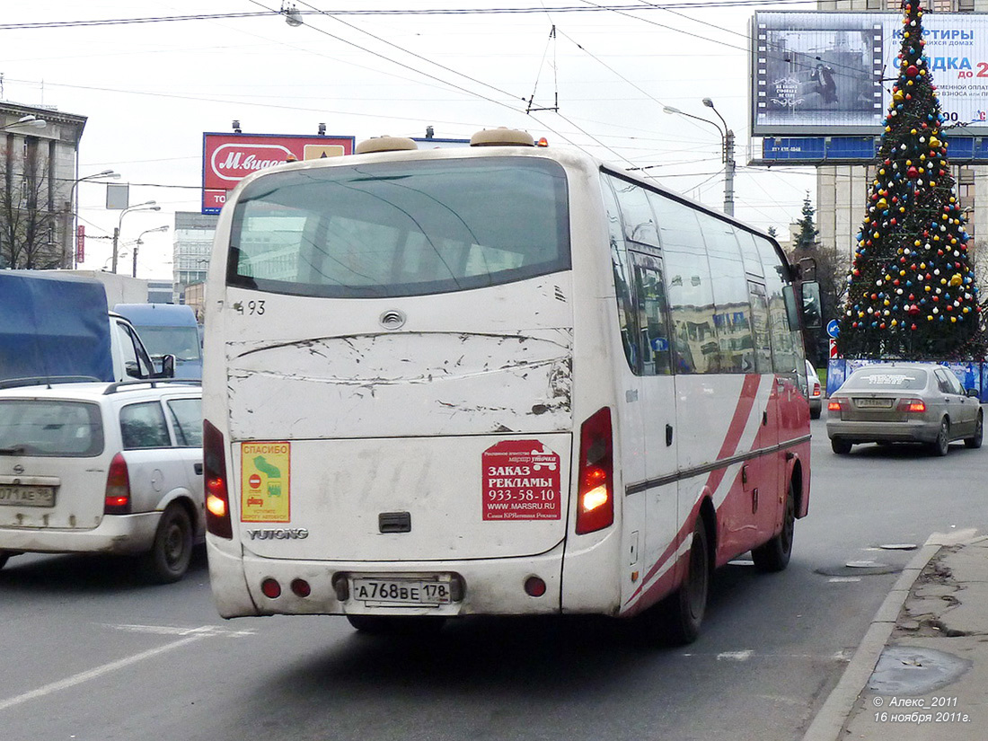 Санкт-Петербург, Yutong ZK6737D № А 768 ВЕ 178