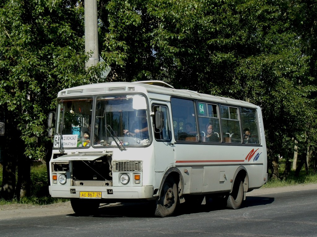 Архангельская область, ПАЗ-32054 № АС 867 29