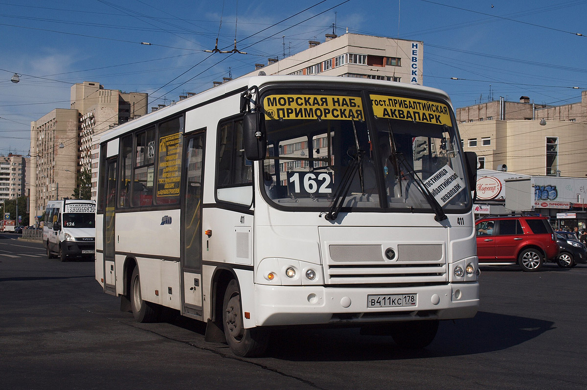 Санкт-Петербург, ПАЗ-320402-05 № 411