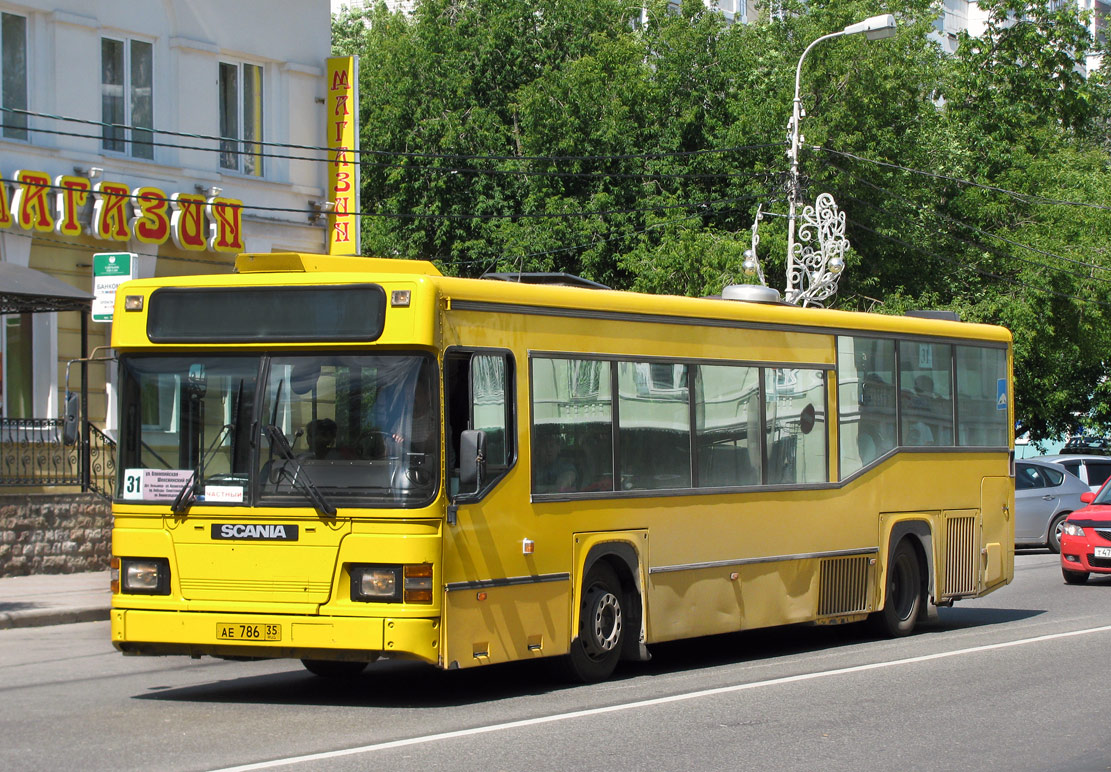 Вологодская область, Scania CN113CLL MaxCi № АЕ 786 35