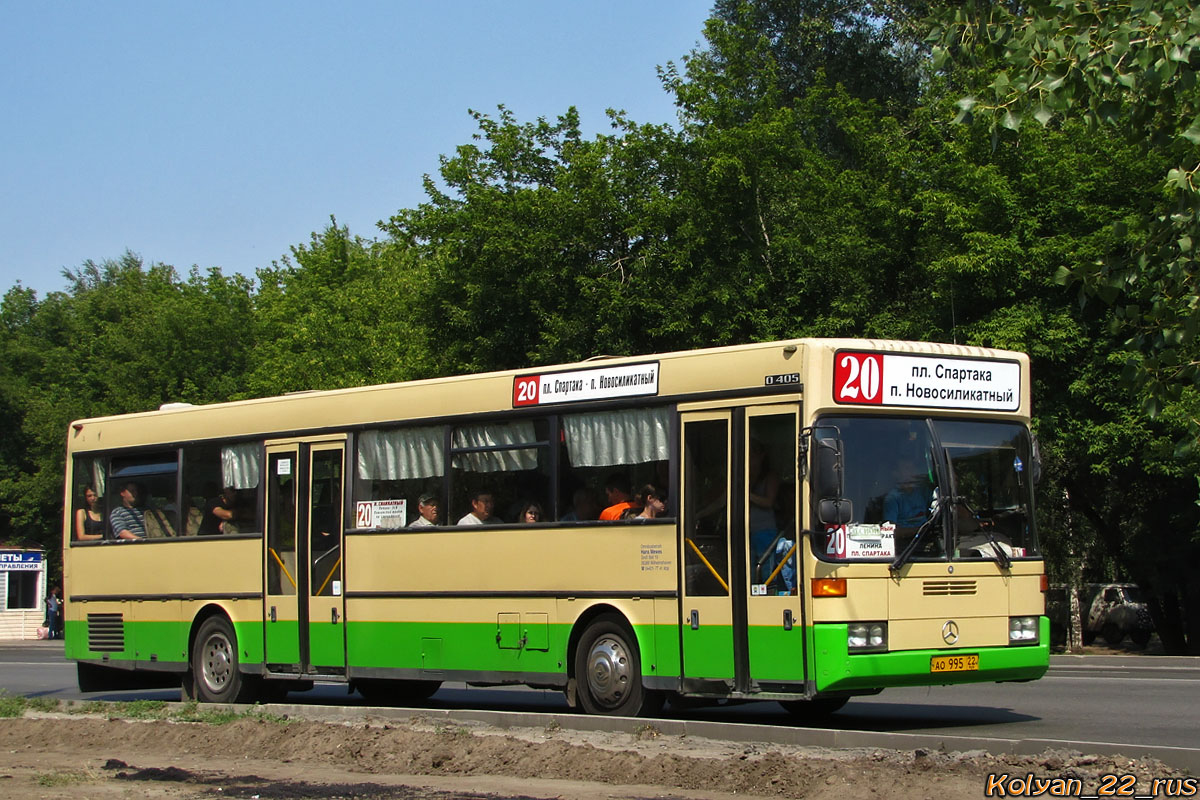 Алтайский край, Mercedes-Benz O405 № АО 995 22