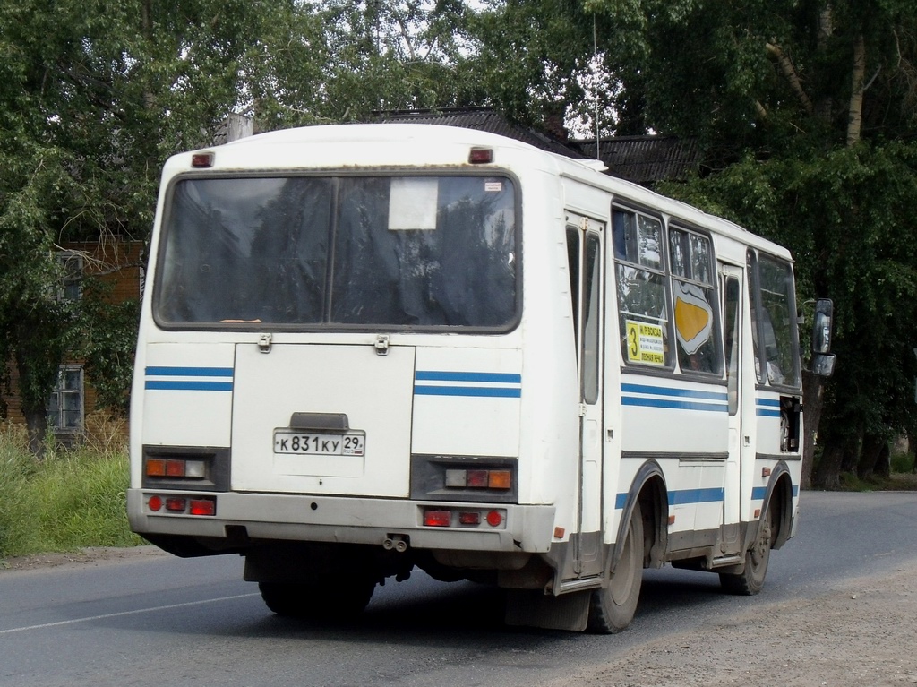 Архангельская область, ПАЗ-32054 № К 831 КУ 29