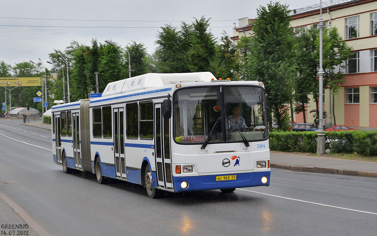 Новгородская область, ЛиАЗ-6212.70 № 394