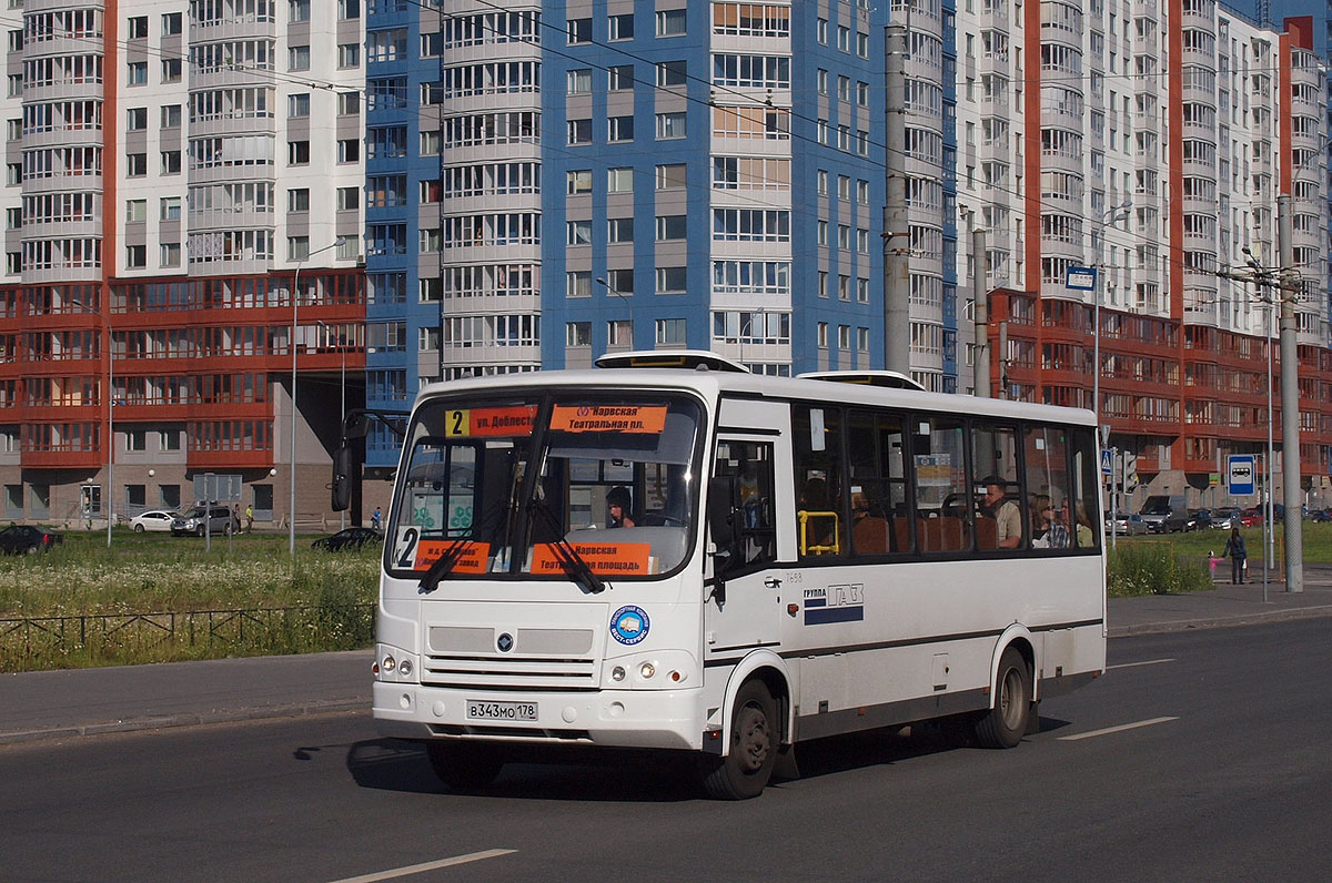 Санкт-Петербург, ПАЗ-320412-05 № 7698