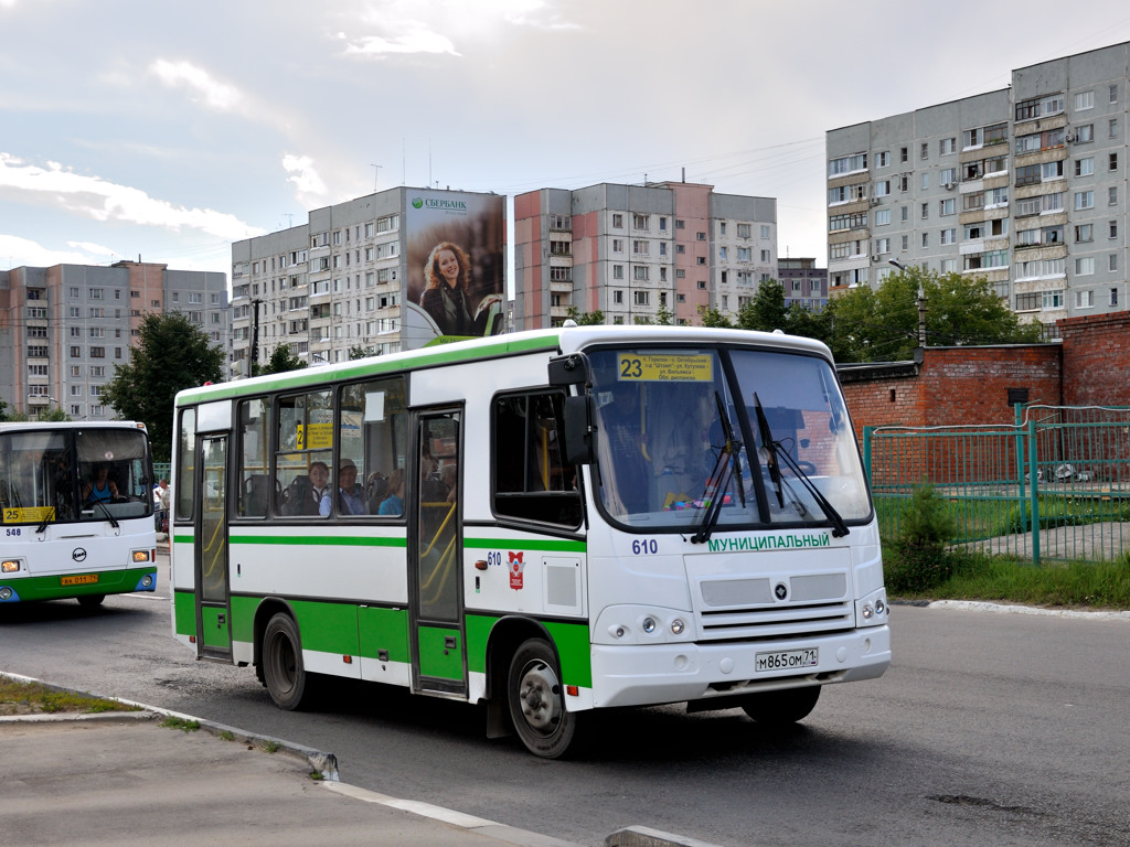 Тульская область, ПАЗ-320402-03 № 610