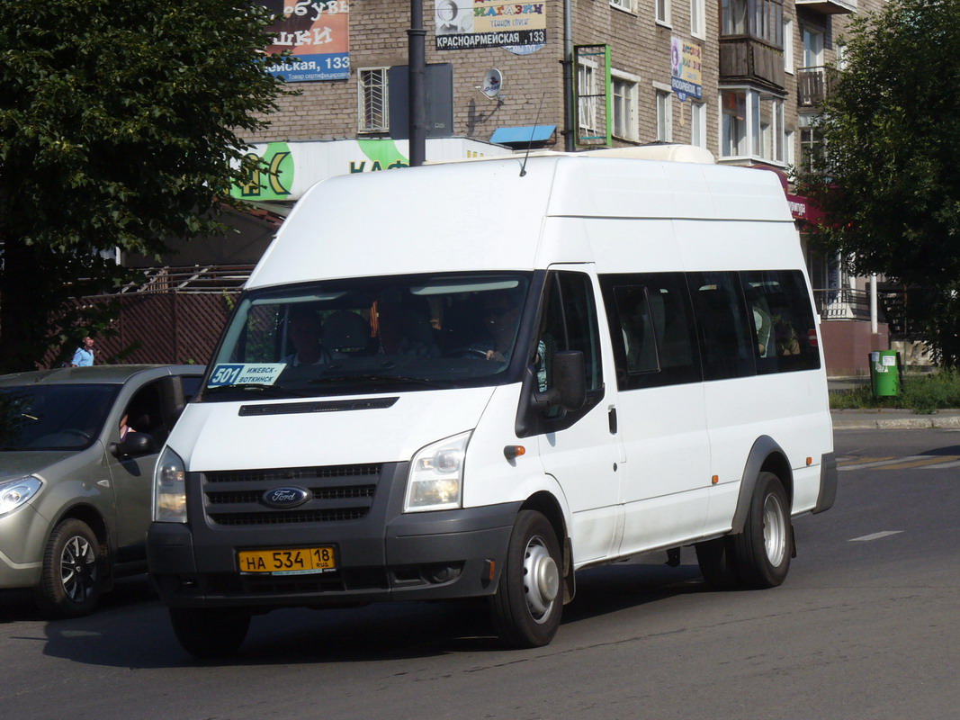 Удмуртия, Имя-М-3006 (X89) (Ford Transit) № НА 534 18