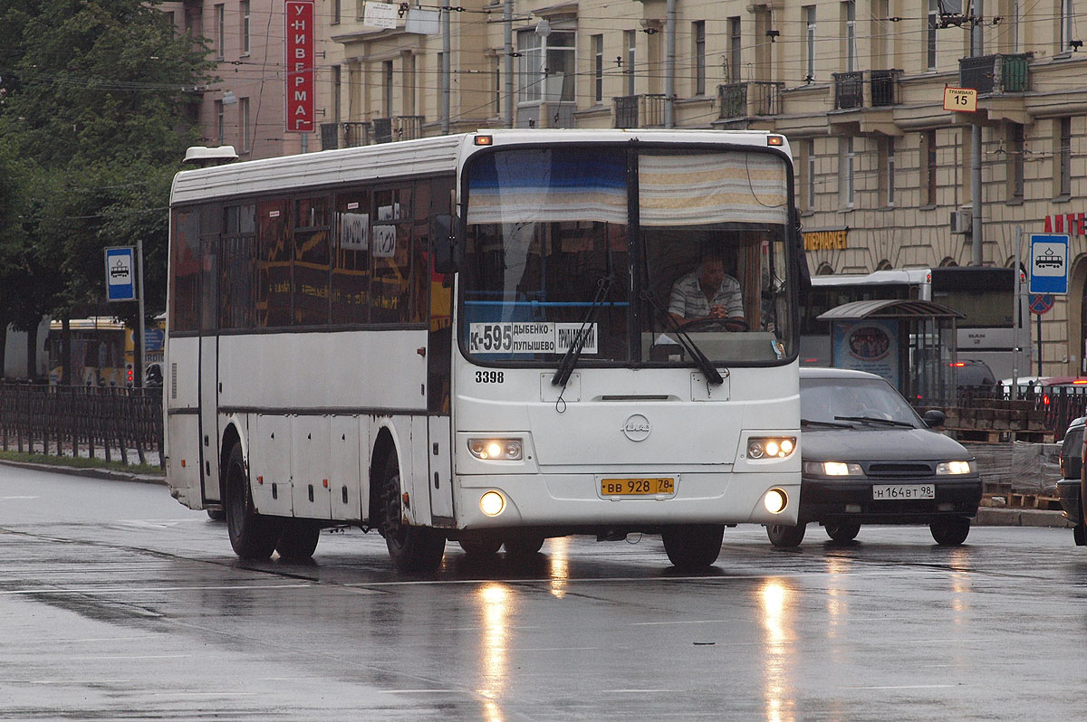 Санкт-Петербург, ЛиАЗ-5256.23-01 (ГолАЗ) № 3398