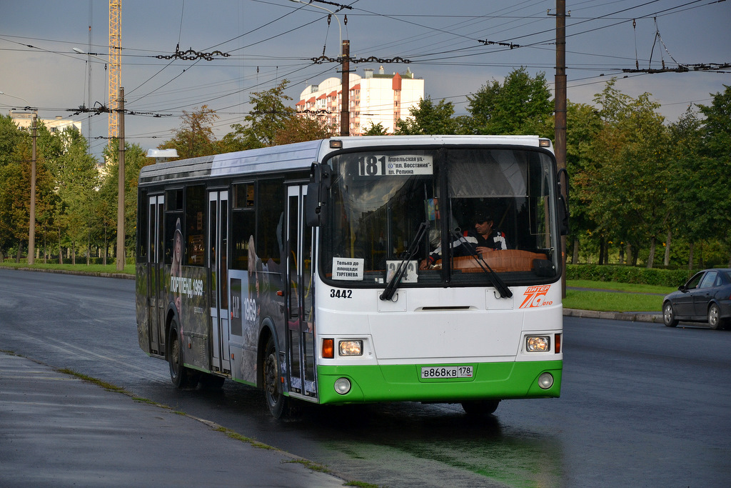 Санкт-Петербург, ЛиАЗ-5293.53 № 3442