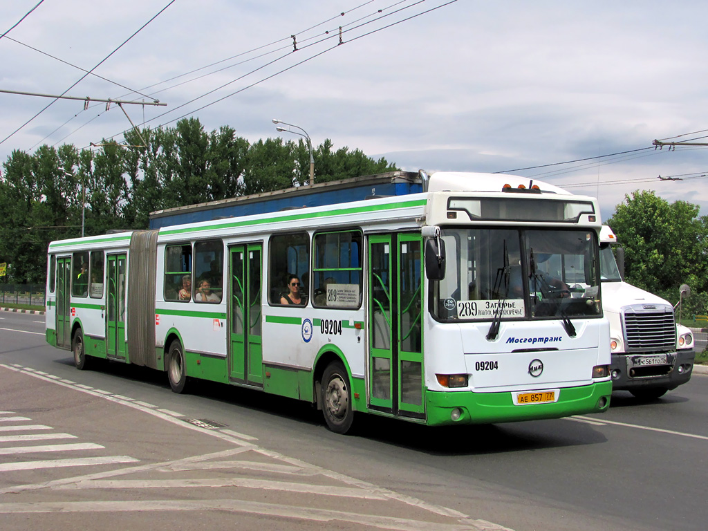 Москва, ЛиАЗ-6212.01 № 09204