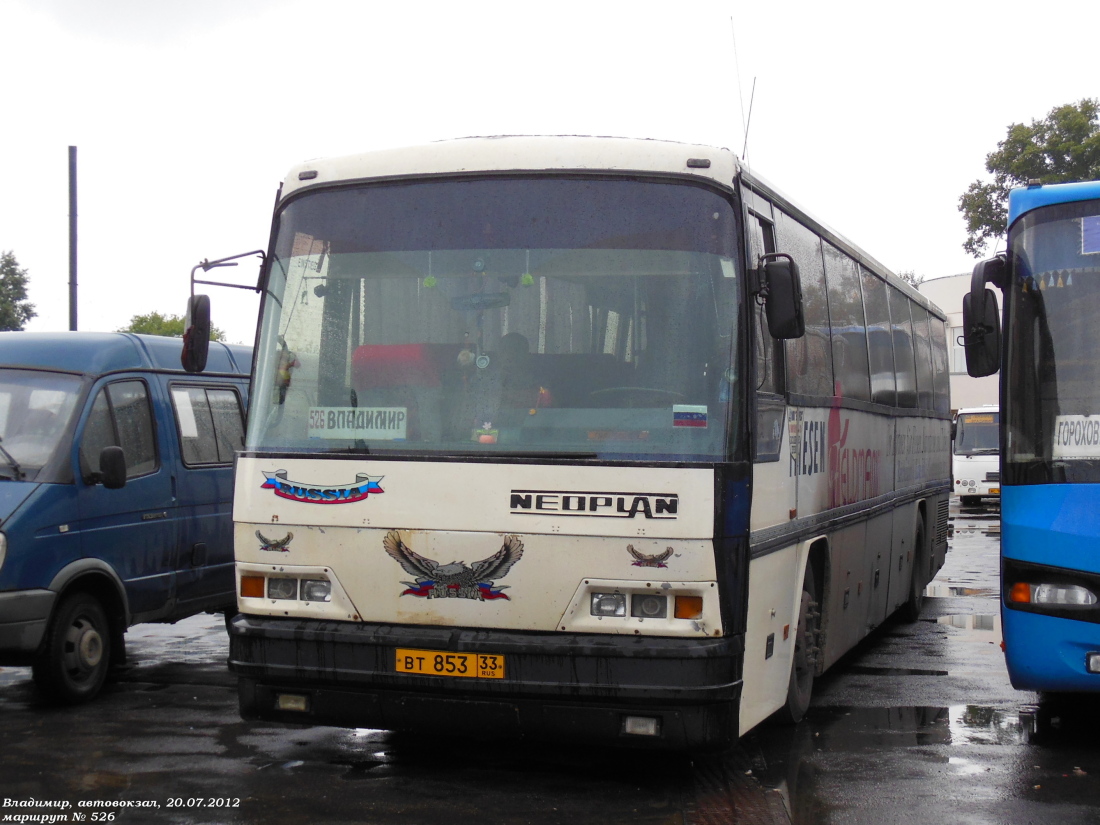 Владимирская область, Neoplan N316Ü Transliner № ВТ 853 33