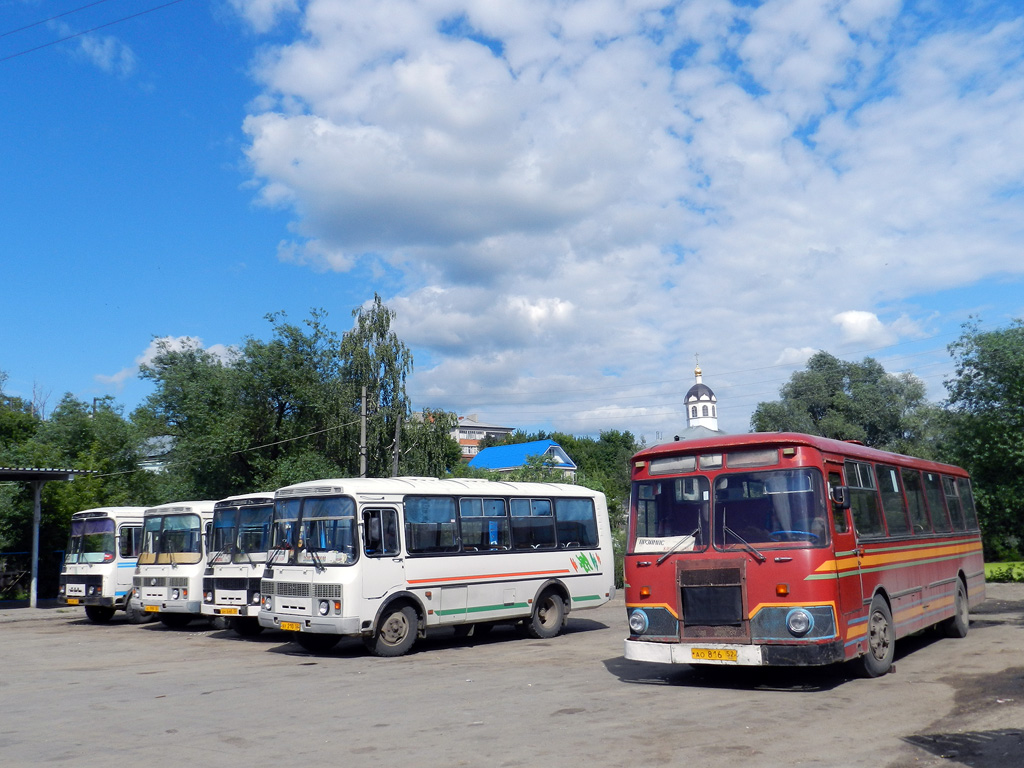 Nizhegorodskaya region, LiAZ-677M (BARZ) č. АО 816 52; Nizhegorodskaya region — Bus stations, End Stations