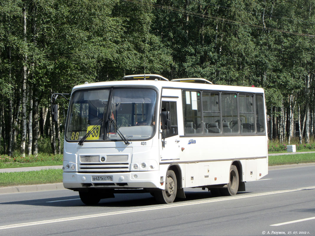 Санкт-Петербург, ПАЗ-320402-05 № 431