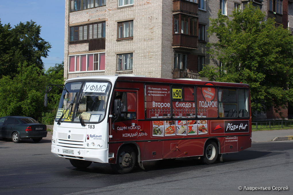 Санкт-Петербург, ПАЗ-320402-05 № 183