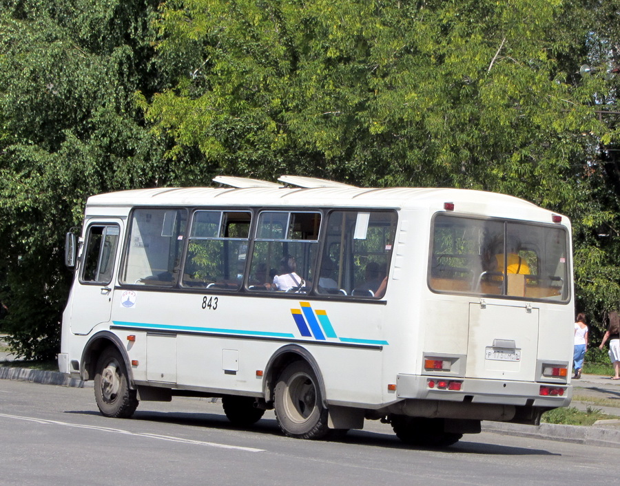 Свердловская область, ПАЗ-32053 № 843