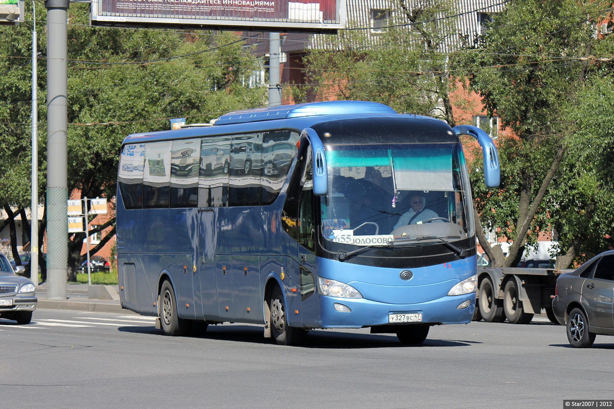 Ленинградская область, Yutong ZK6129H № У 327 ВС 47