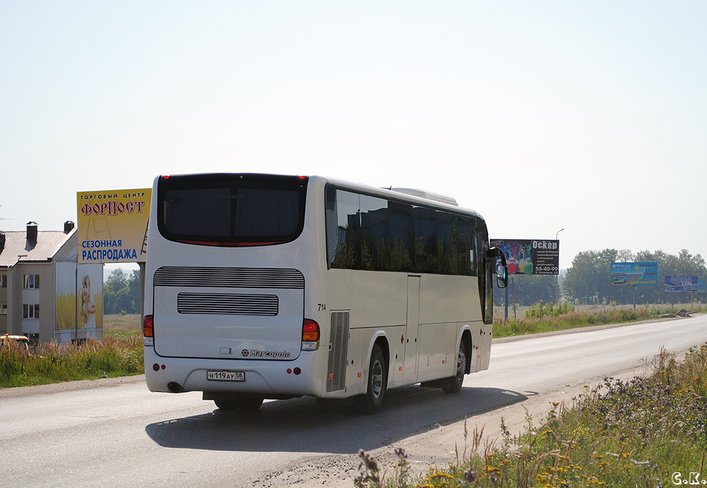 Пензенская область, Marcopolo Andare 1000 (ГолАЗ) (Hyundai) № 714