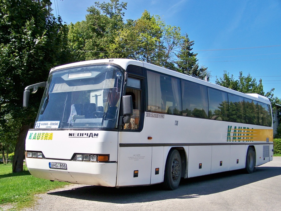 Литва, Neoplan N316Ü Transliner № 138