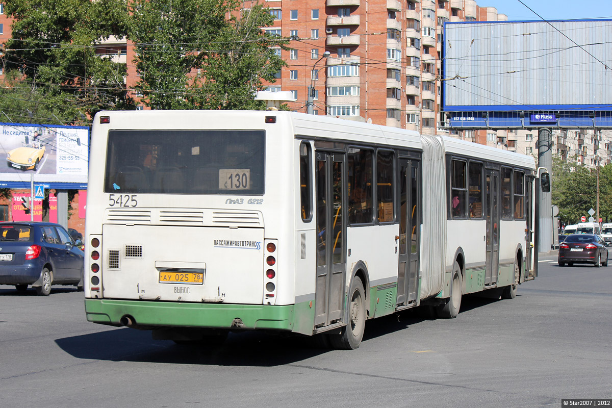 Санкт-Петербург, ЛиАЗ-6212.00 № 5425