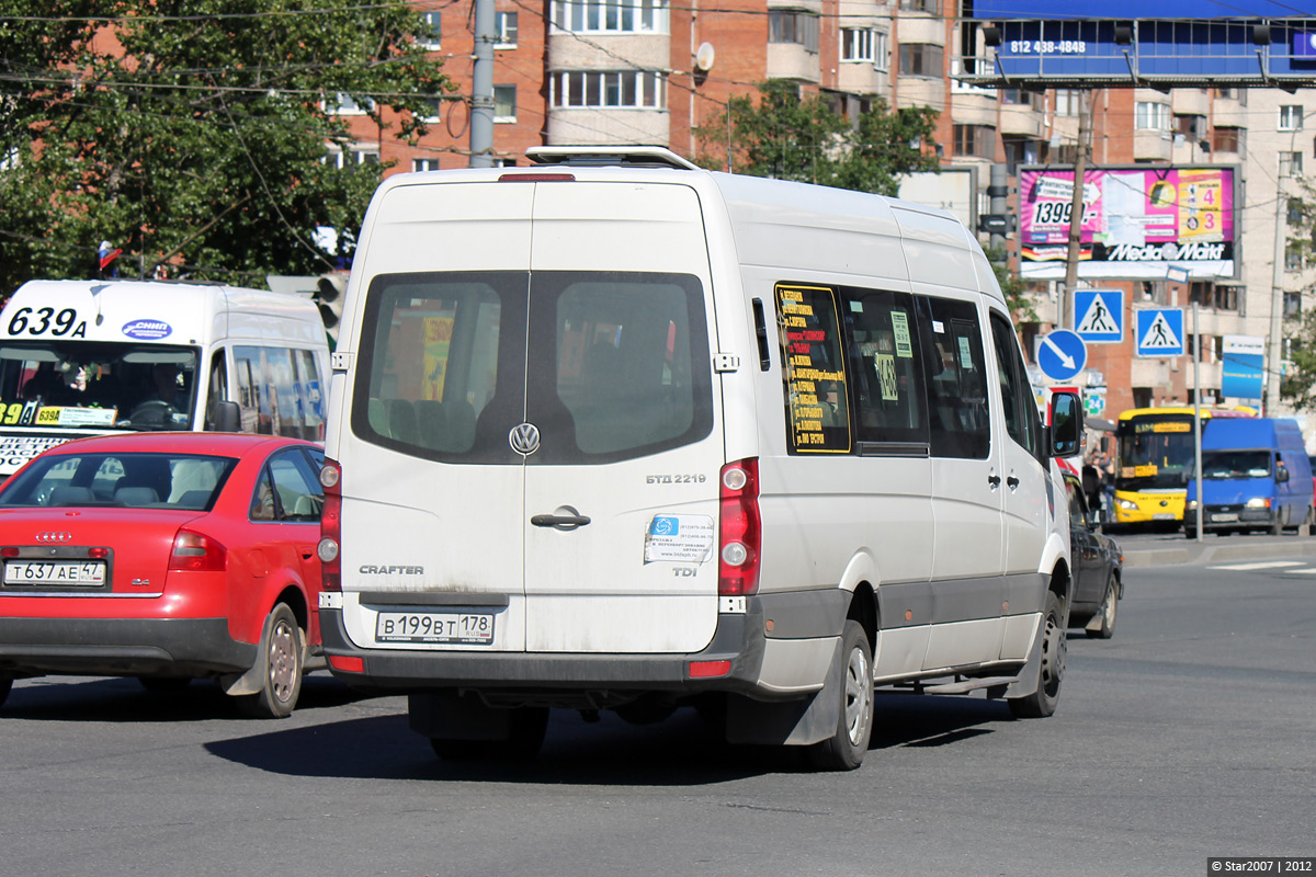 Санкт-Петербург, БТД-2219 (Volkswagen Crafter) № В 199 ВТ 178