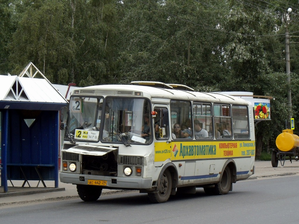 Архангельская область, ПАЗ-32054 № АС 442 29