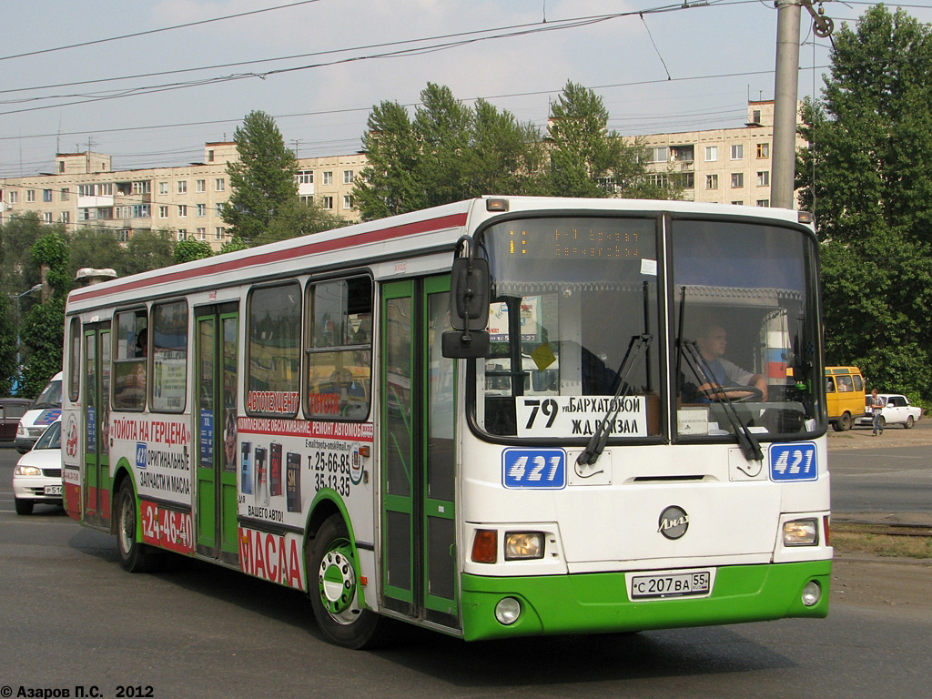Omsk region, LiAZ-5256.45 č. 421