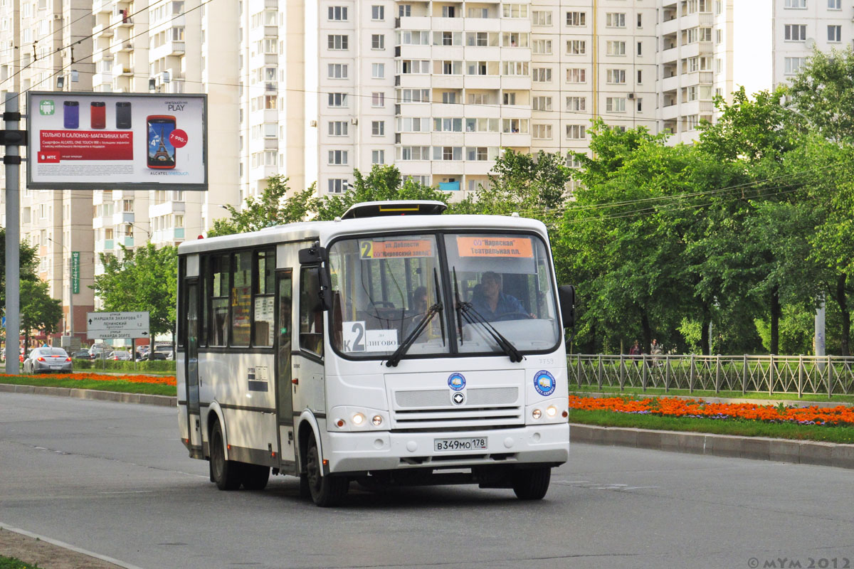 Санкт-Петербург, ПАЗ-320412-05 № 7759