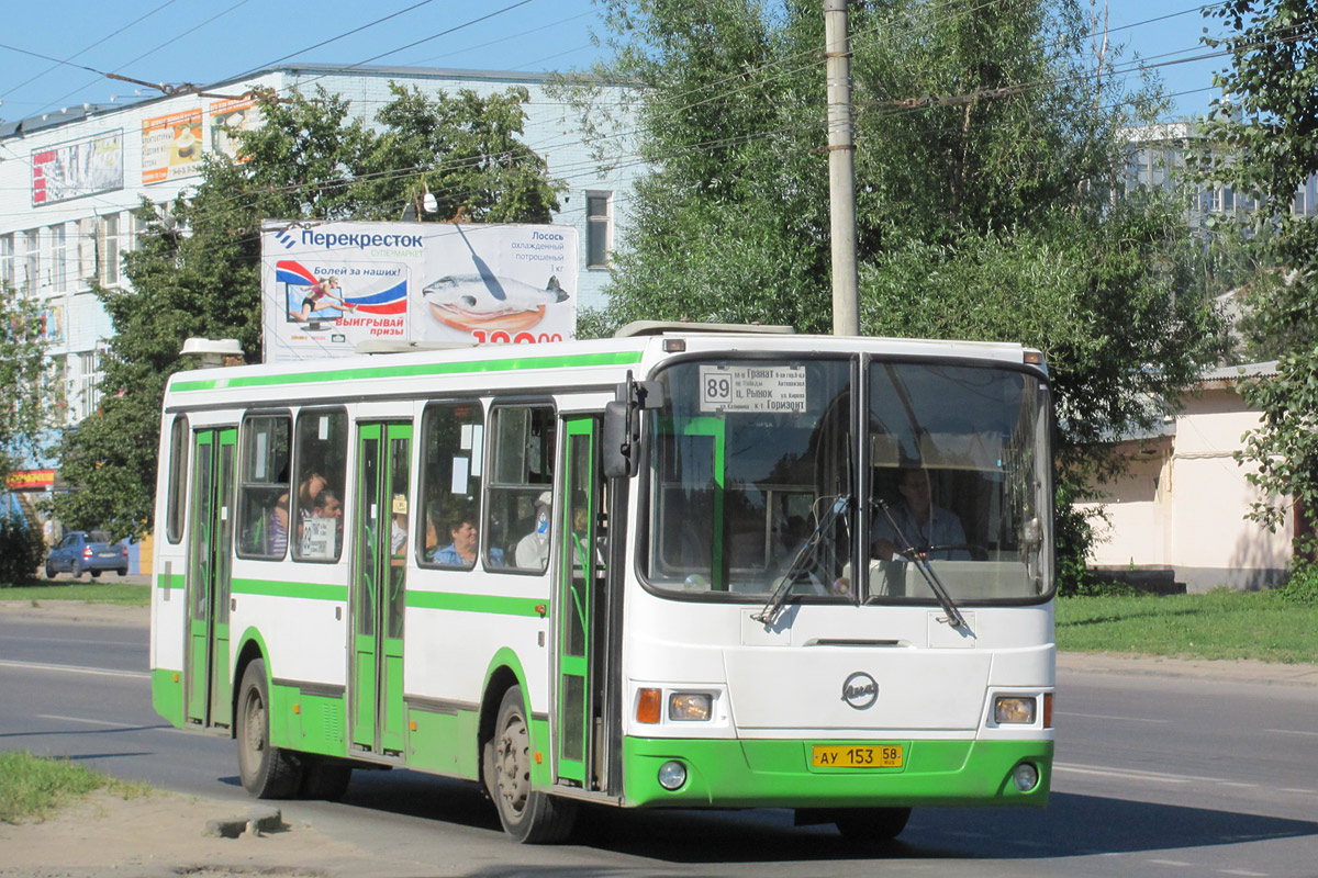 Пензенская область, ЛиАЗ-5256.45 № АУ 153 58