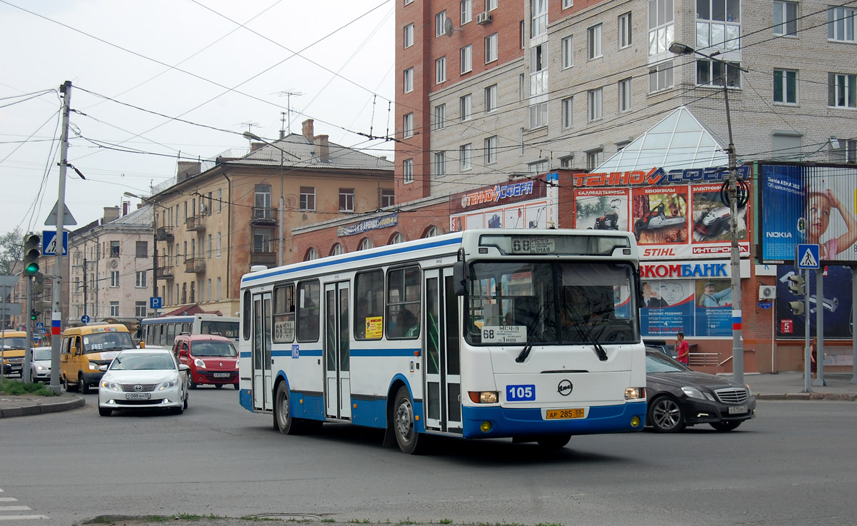 Omsk region, LiAZ-5256.45 Nr. 105