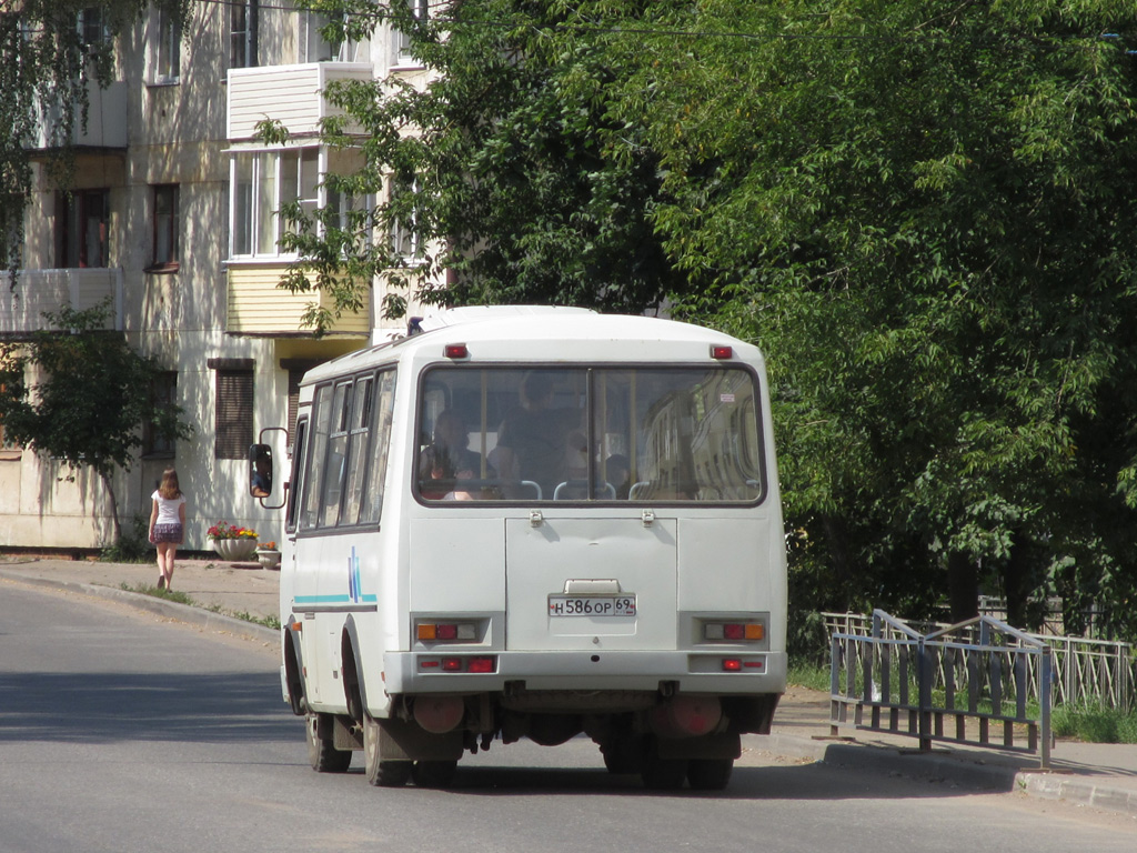 Тверская область, ПАЗ-32053 № Н 586 ОР 69