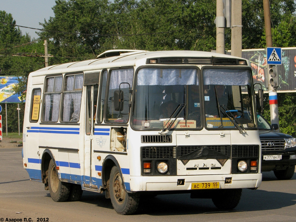 Омская область, ПАЗ-32053 № 421