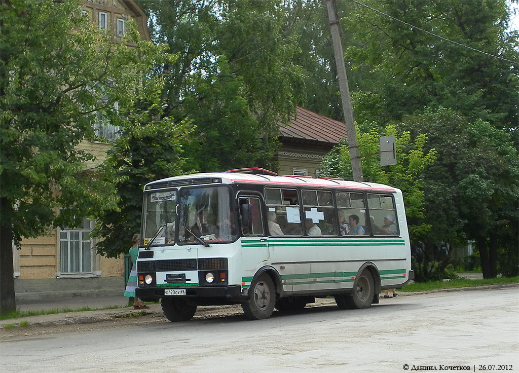 Тверская область, ПАЗ-3205-110 № С 120 ОХ 69