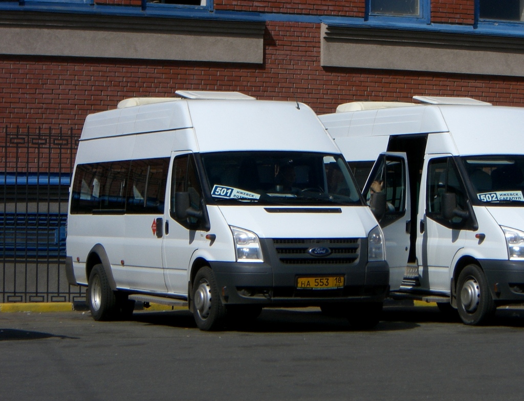 Удмуртия, Имя-М-3006 (X89) (Ford Transit) № НА 553 18