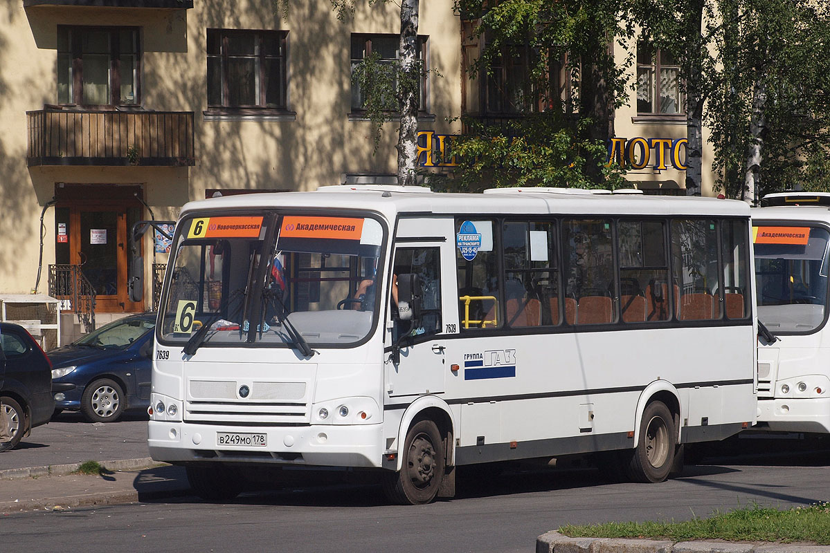 Санкт-Петербург, ПАЗ-320412-05 № 7639