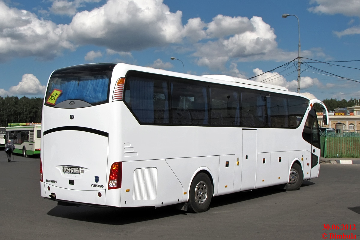 Москва, Yutong ZK6129H № Е 672 ТУ 197