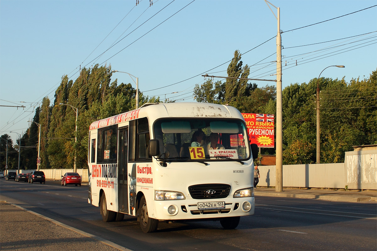 Краснодарский край, Hyundai County SWB C08 (ТагАЗ) № О 042 ЕА 123 — Фото —  Автобусный транспорт