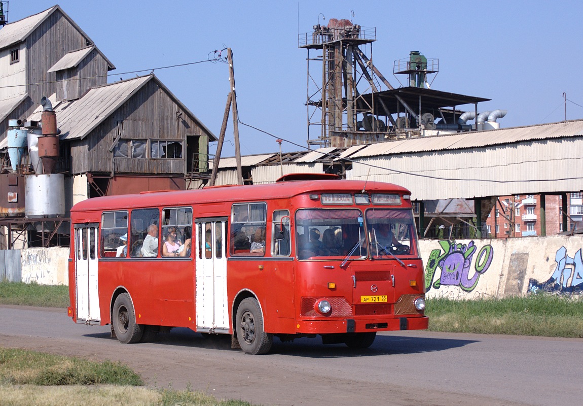 Омская область, ЛиАЗ-677М № АР 721 55