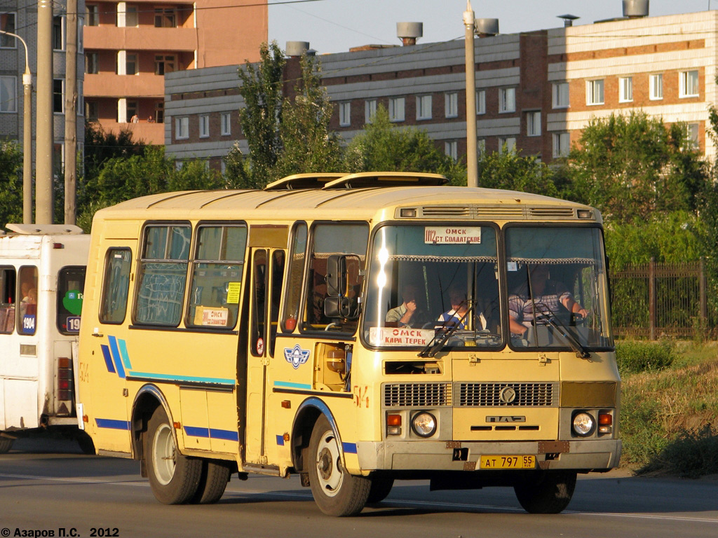 Омская область, ПАЗ-32053 № 514